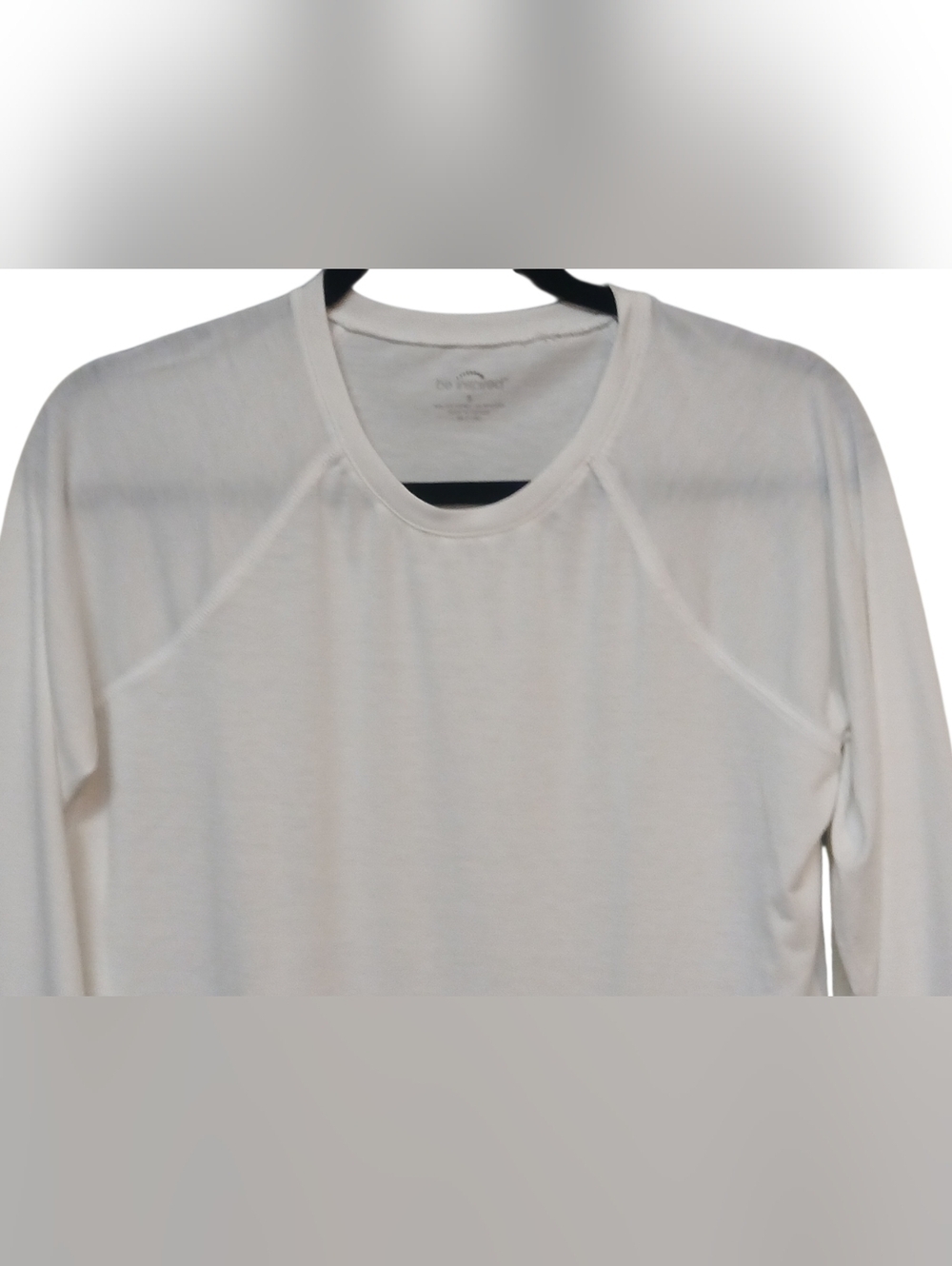 Be Inspired - NWOT, White Long Sleeve Top, Size Small, Round Neck, - Picture 5 of 11